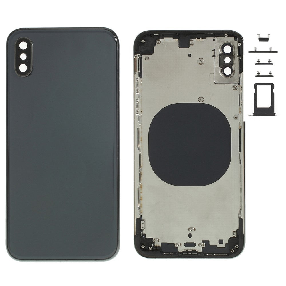 Carcasa Chasis Tapa Bateria iPhone XS Negro