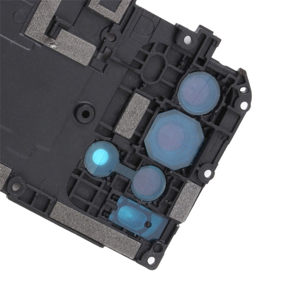 Protecteur de plaque de châssis + cache d'objectif Xiaomi Redmi Note 9 4G (Qualcomm Snapdragon 662) M2010J19SC / Redmi 9T Bleu