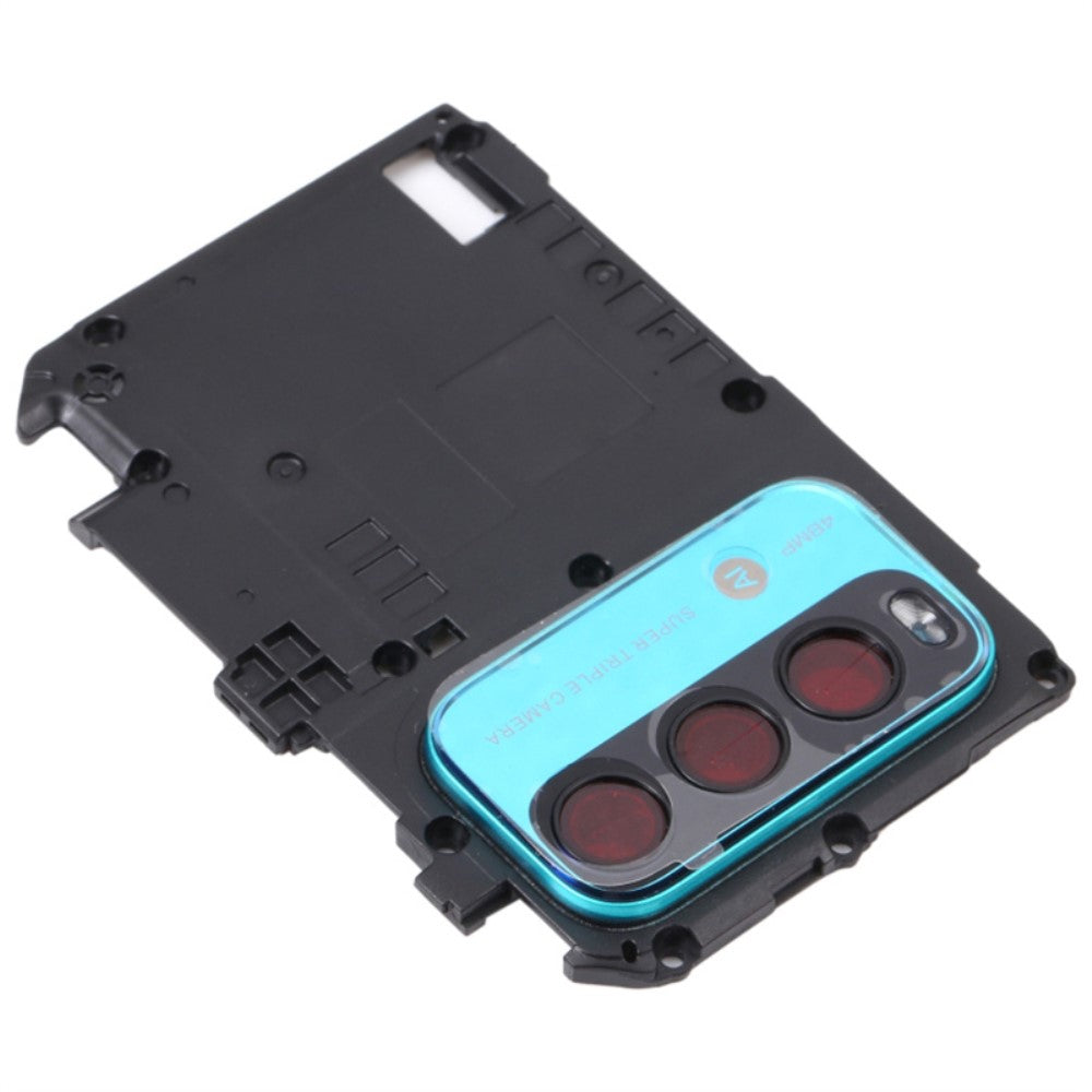Protecteur de plaque de châssis + cache d'objectif Xiaomi Redmi Note 9 4G (Qualcomm Snapdragon 662) M2010J19SC / Redmi 9T Vert