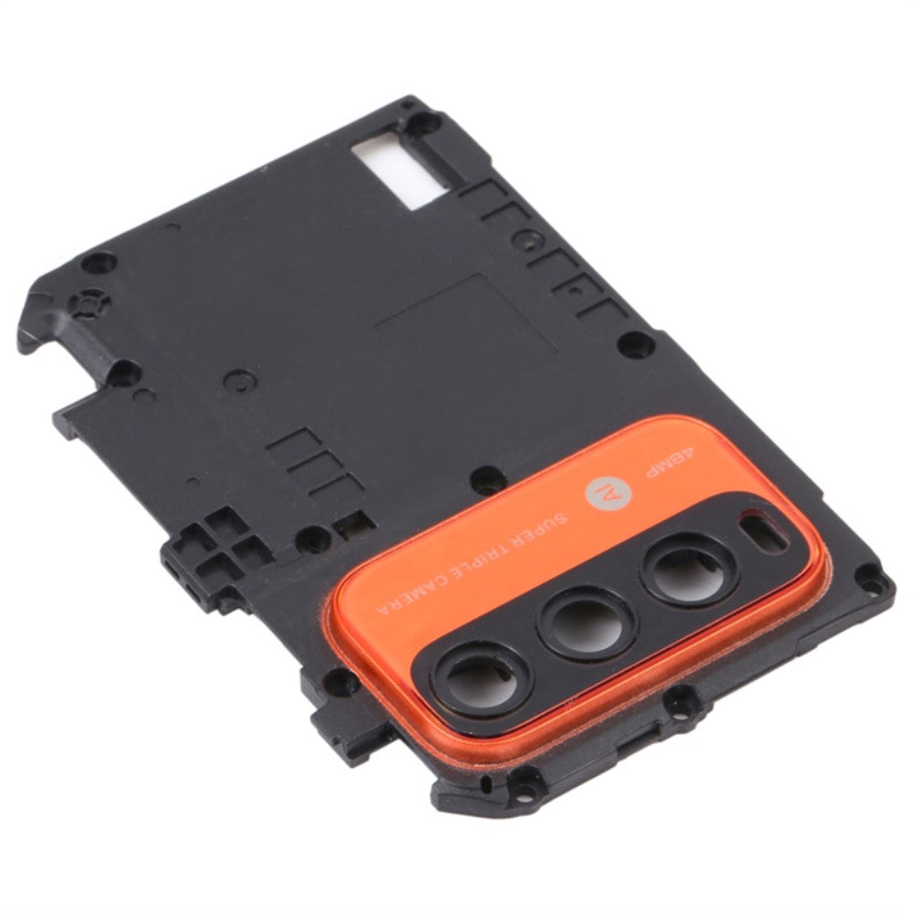 Protecteur de plaque de châssis + cache d'objectif Xiaomi Redmi Note 9 4G (Qualcomm Snapdragon 662) M2010J19SC / Redmi 9T Orange