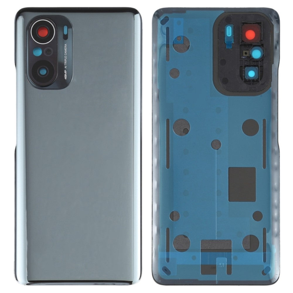 Cache Batterie Cache Arrière + Objectif Caméra Arrière Xiaomi Poco F3 Noir