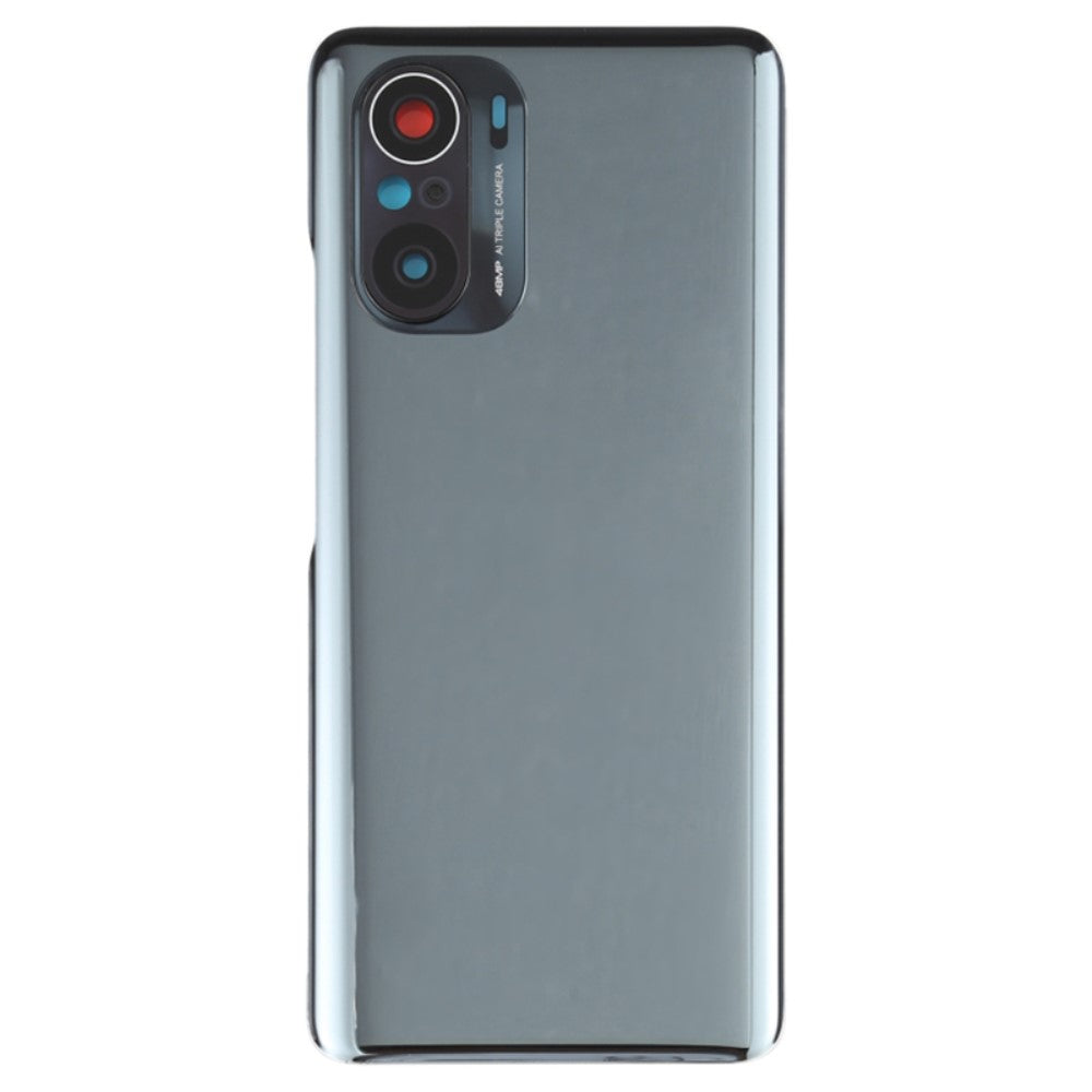 Tapa Bateria Back Cover + Lente Camara Trasera Xiaomi Poco F3 Negro