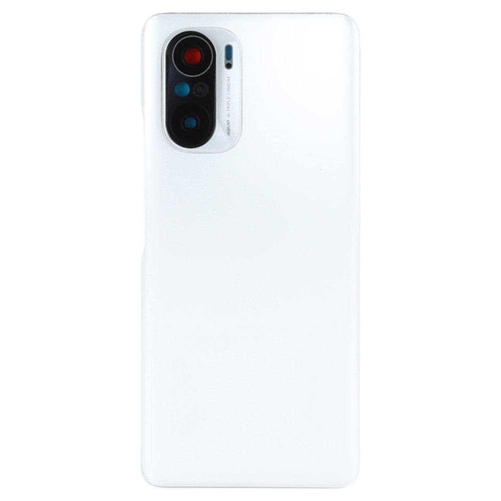 Cache Batterie Cache Arrière + Objectif Caméra Arrière Xiaomi Poco F3 Blanc