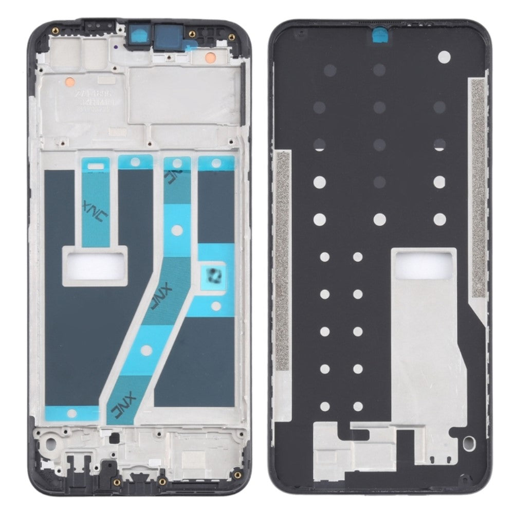 Châssis LCD Cadre intermédiaire Oppo A1k / Realme C2 (2019) Pièce de réparation de cadre de plaque intermédiaire (côté A) (sans logo)