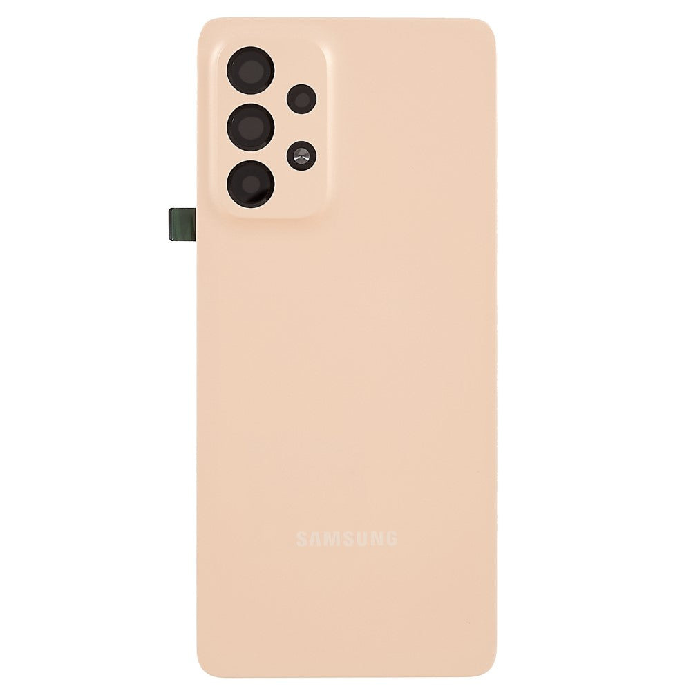Cache Batterie Cache Arrière + Lentille Caméra Arrière Samsung Galaxy A53 5G A536 Rose