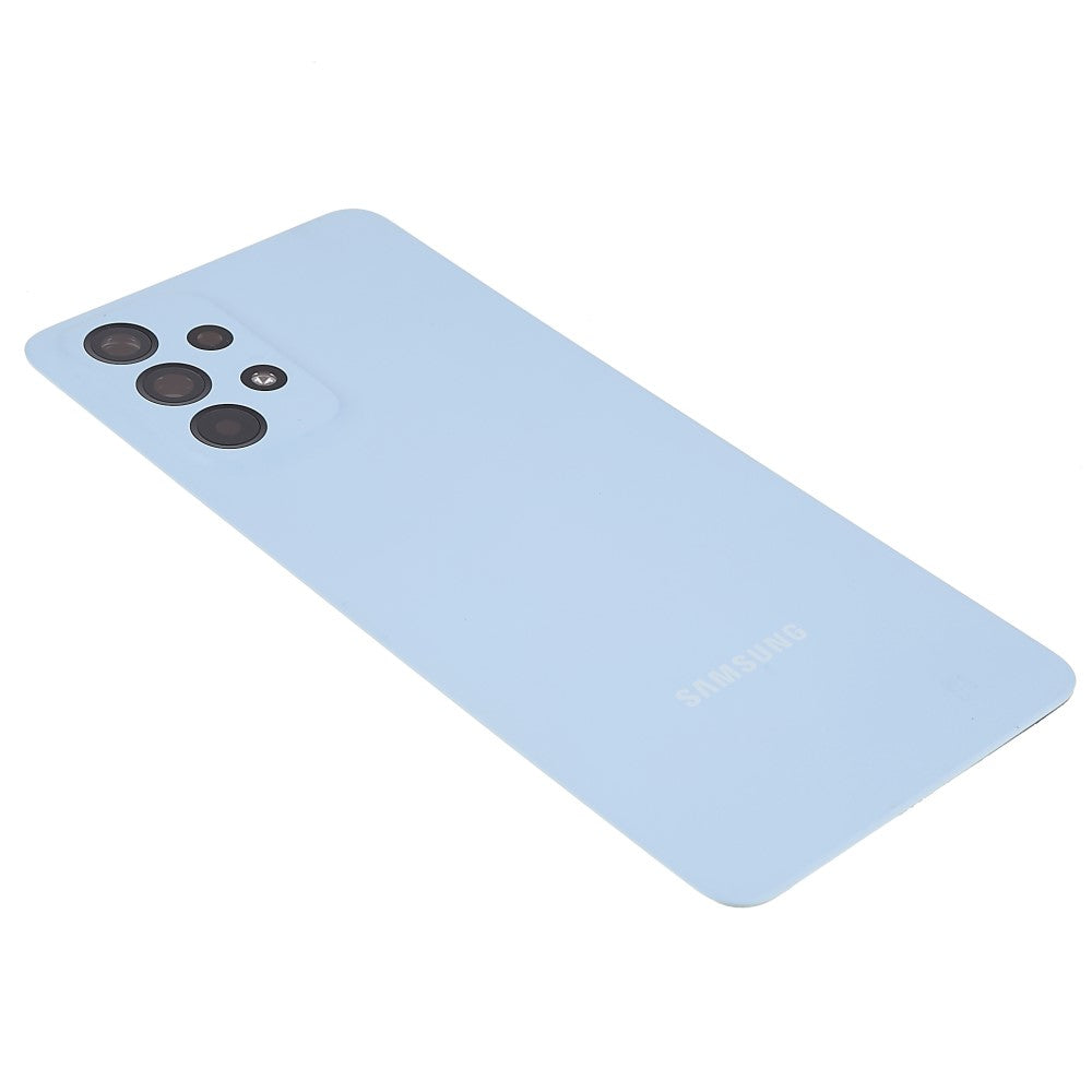 Tapa Bateria Back Cover + Lente Camara Trasera Samsung Galaxy A33 5G A336 Azul