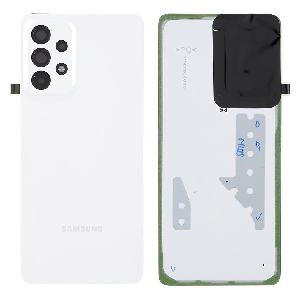 Battery Cover Back Cover + Rear Camera Lens Samsung Galaxy A73 5G A736 White