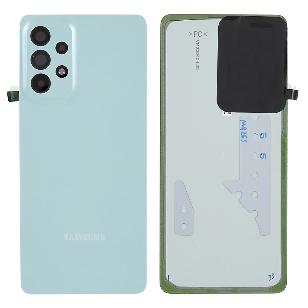 Battery Cover Back Cover + Rear Camera Lens Samsung Galaxy A73 5G A736 Green