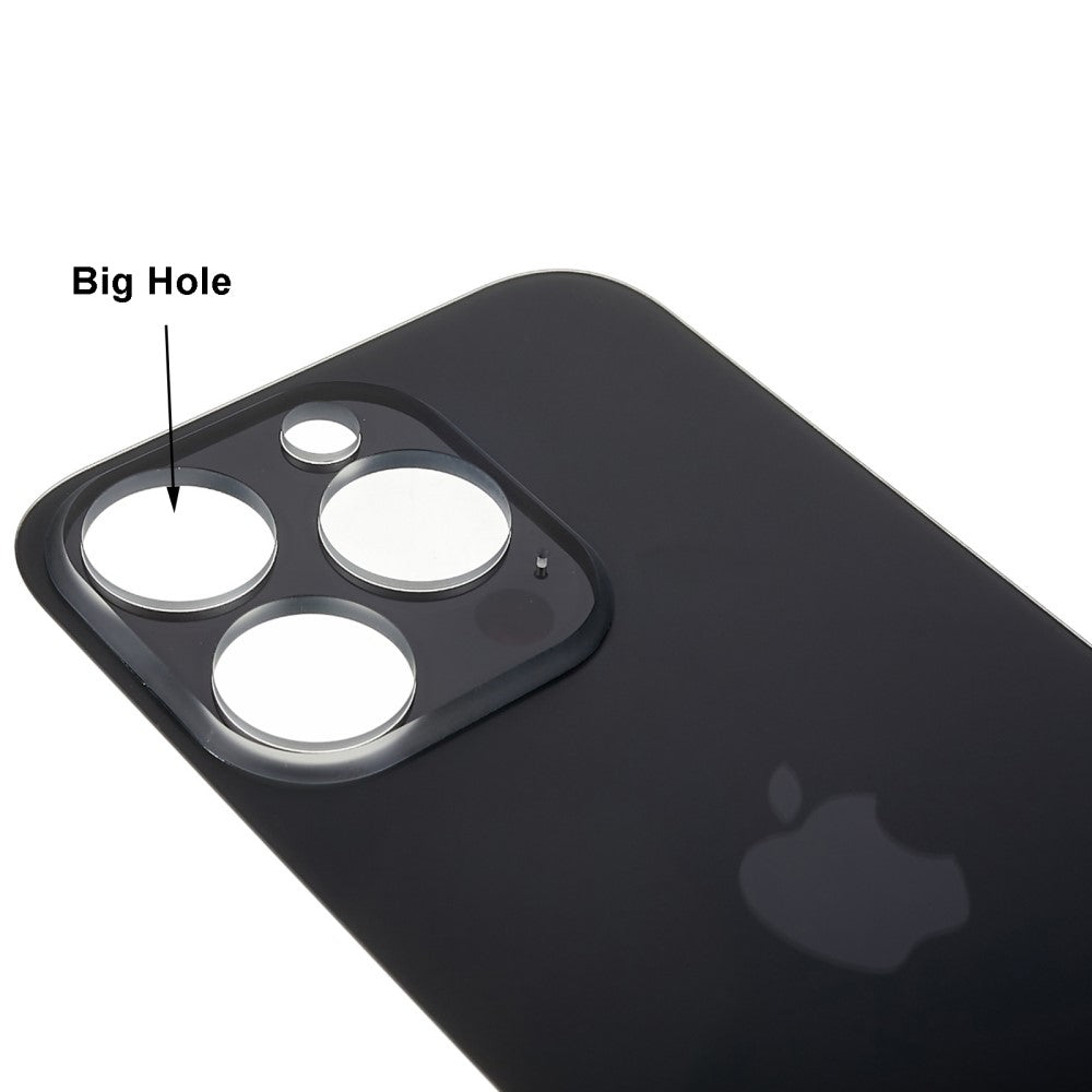 Tapa Bateria Back Cover (Agujero Ancho) Apple iPhone 14 Pro Negro