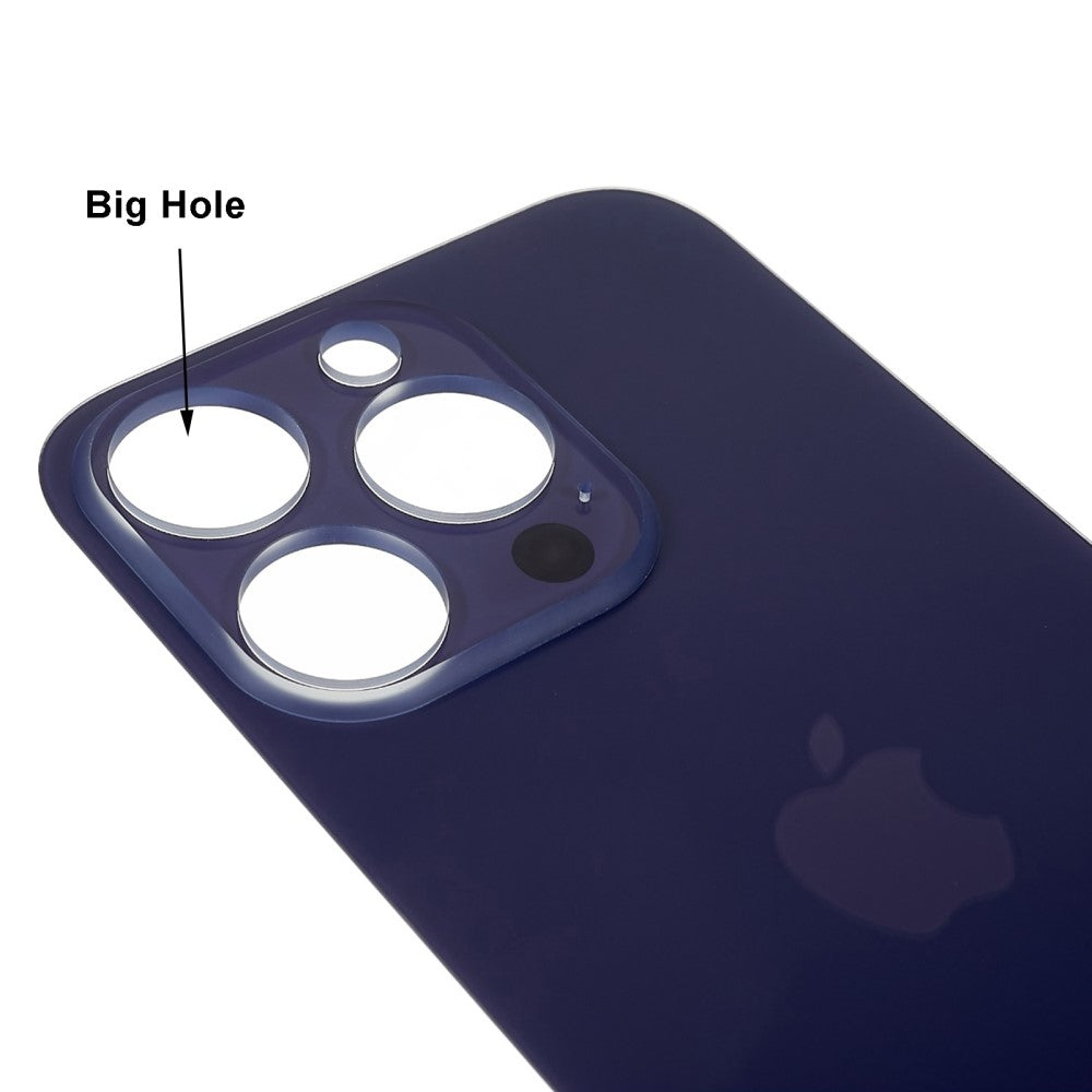 Tapa Bateria Back Cover (Agujero Ancho) Apple iPhone 14 Pro Morado