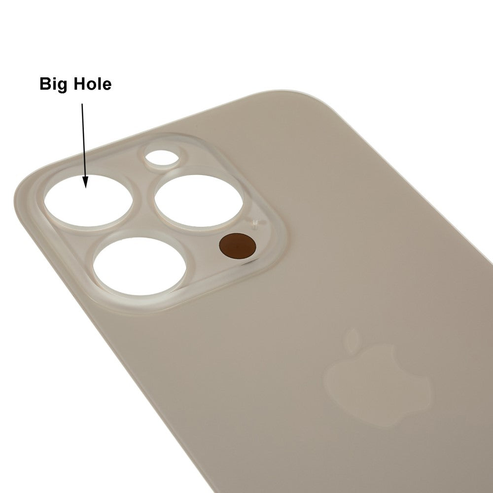 Cache Batterie Cache Arrière (Wide Hole) Apple iPhone 14 Pro Or