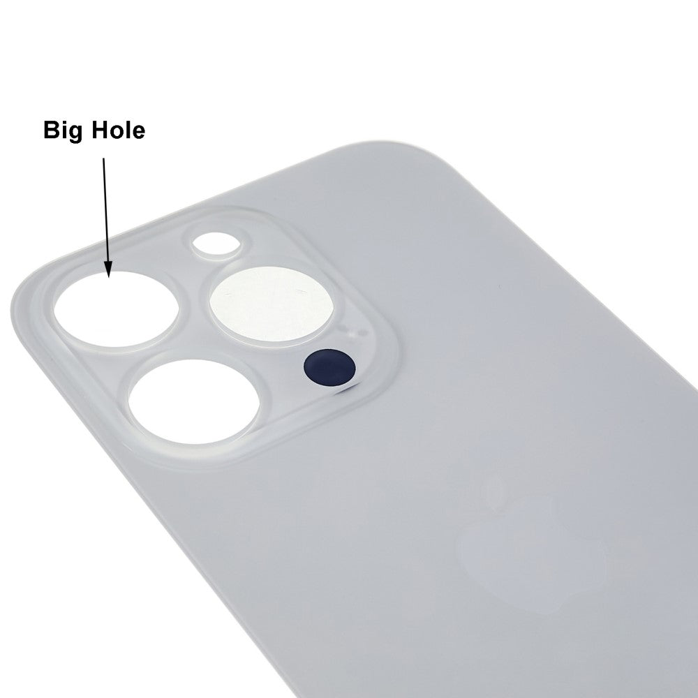 Cache Batterie Cache Arrière (Wide Hole) Apple iPhone 14 Pro Blanc