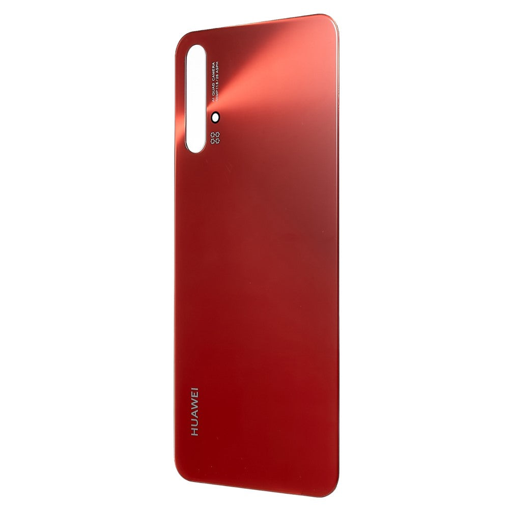 Cache Batterie Coque Arrière Huawei Nova 5 Rouge
