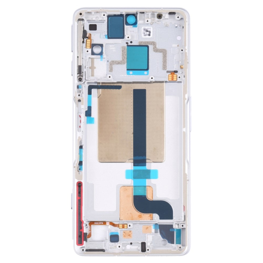 Chasis Marco Intermedio LCD Xiaomi Redmi K50 Gaming 5G Blanco