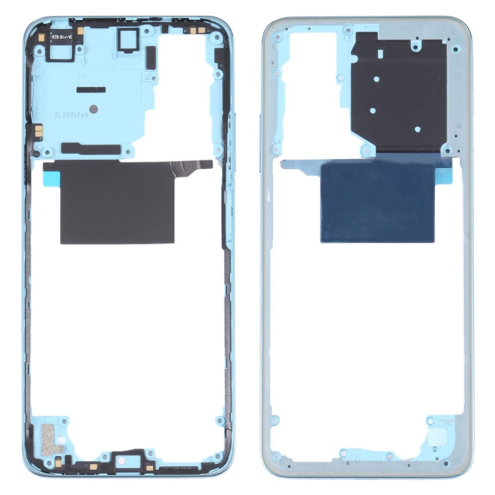 Chasis Carcasa Trasera Marco Xiaomi Redmi Note 11 4G (Qualcomm) Azul Claro