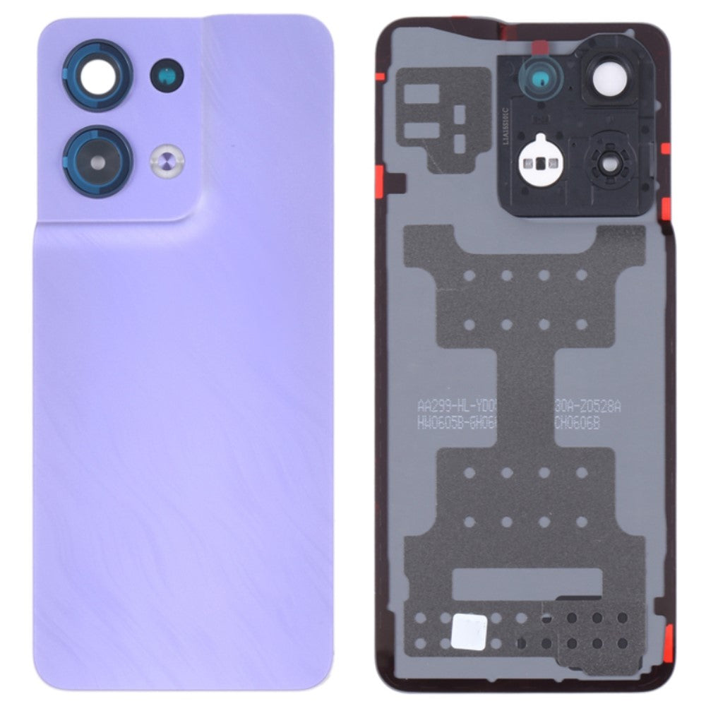 Battery Cover Back Cover Oppo Reno8 5G (Global Version) Purple
