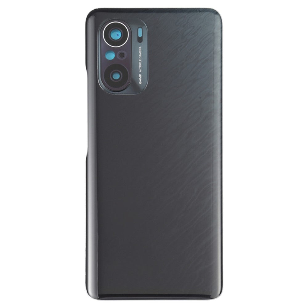 Tapa Bateria Back Cover + Lente Camara Trasera Xiaomi Redmi K40 Pro Negro