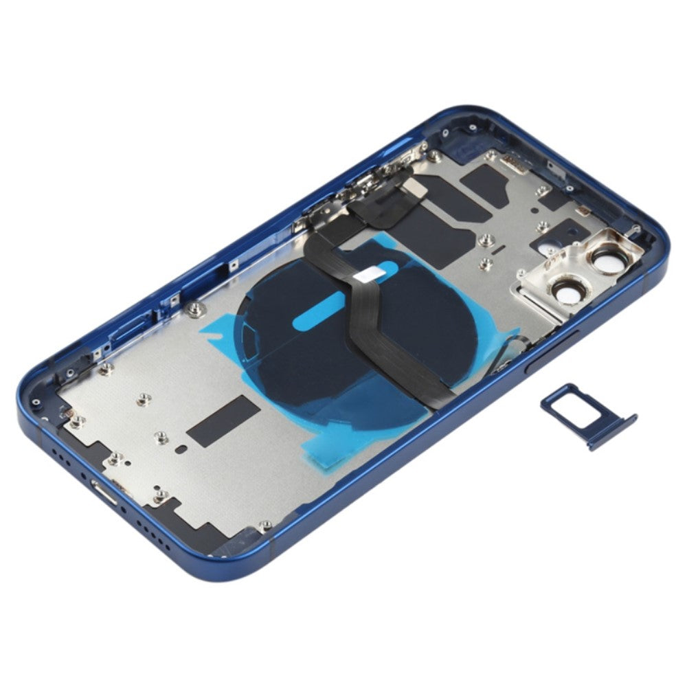 Châssis Cover Battery Cover + Pièces Apple iPhone 12 Bleu