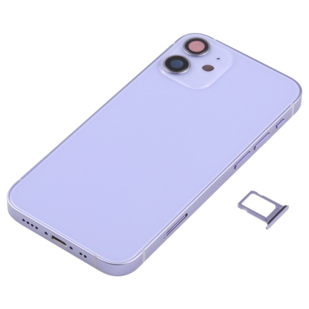 Châssis Cover Battery Cover + Pièces Apple iPhone 12 Mini Violet
