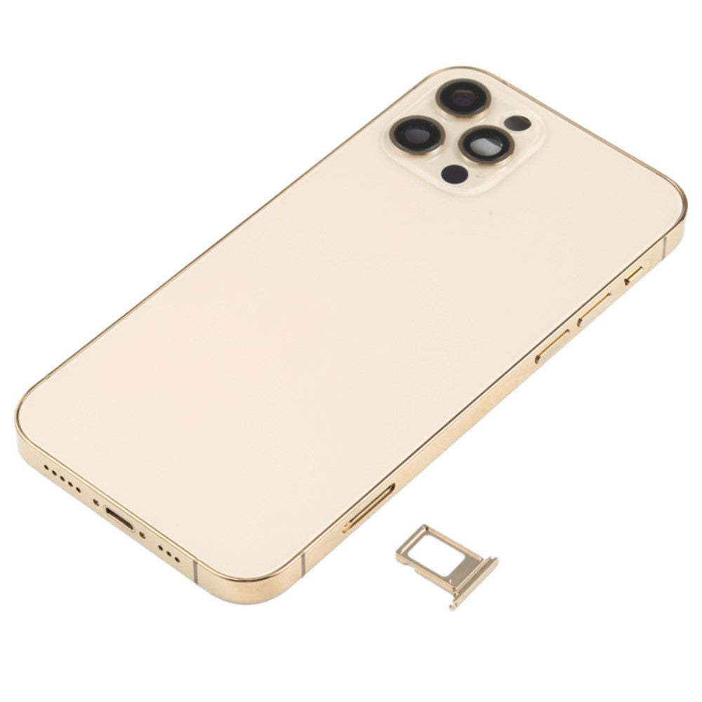 Chassis Cover Battery Cover + Parts Apple iPhone 12 Pro Gold
