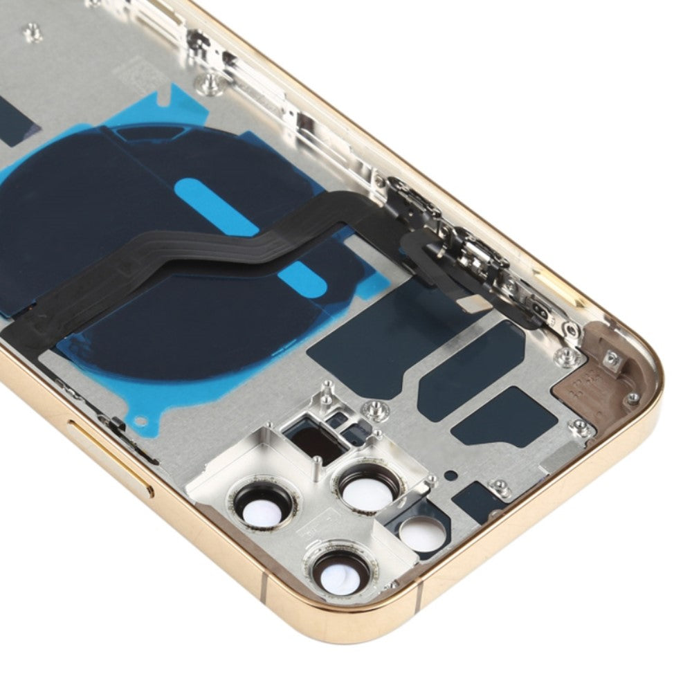 Chassis Cover Battery Cover + Parts Apple iPhone 12 Pro Gold