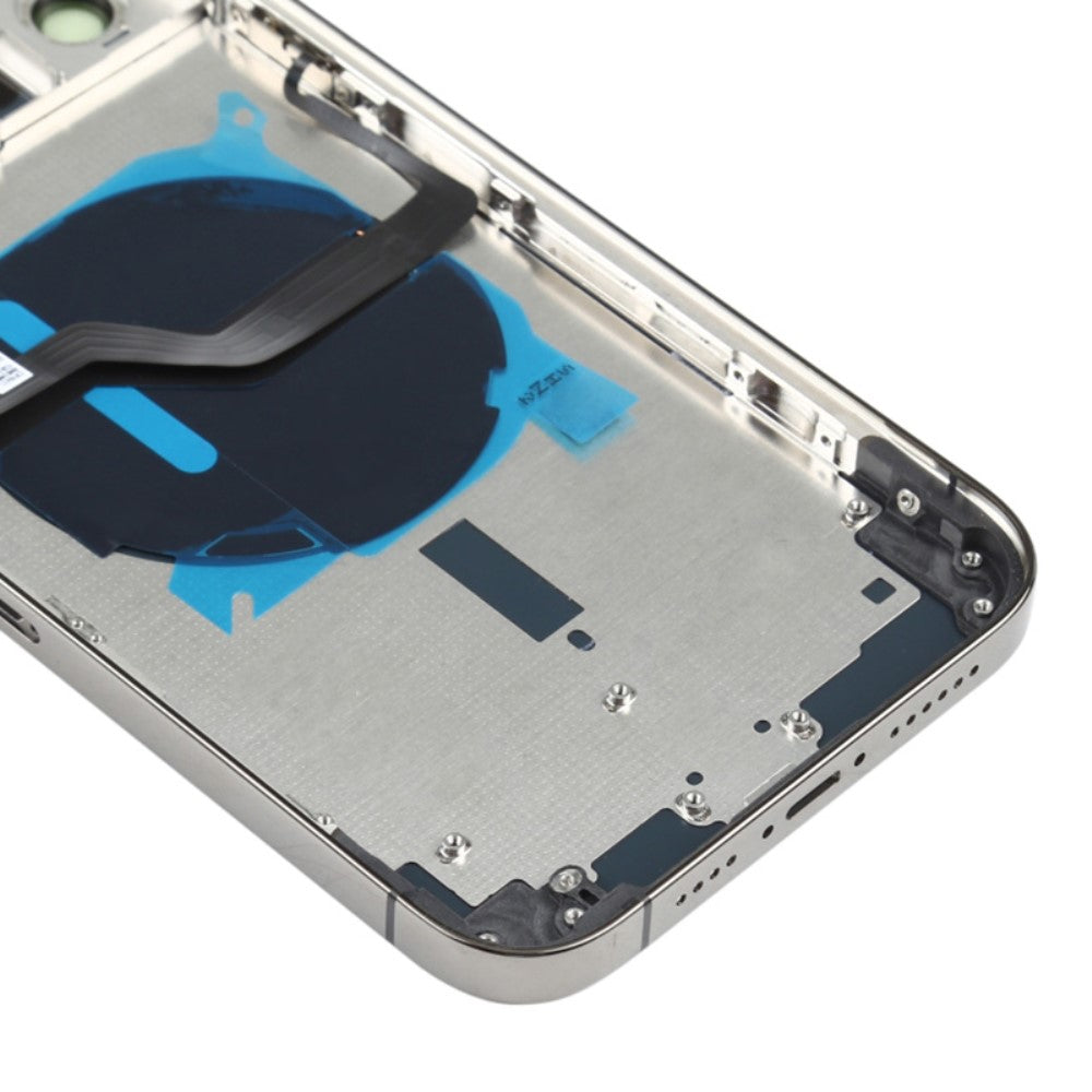 Carcasa Chasis Tapa Bateria + Piezas Apple iPhone 12 Pro Max Negro
