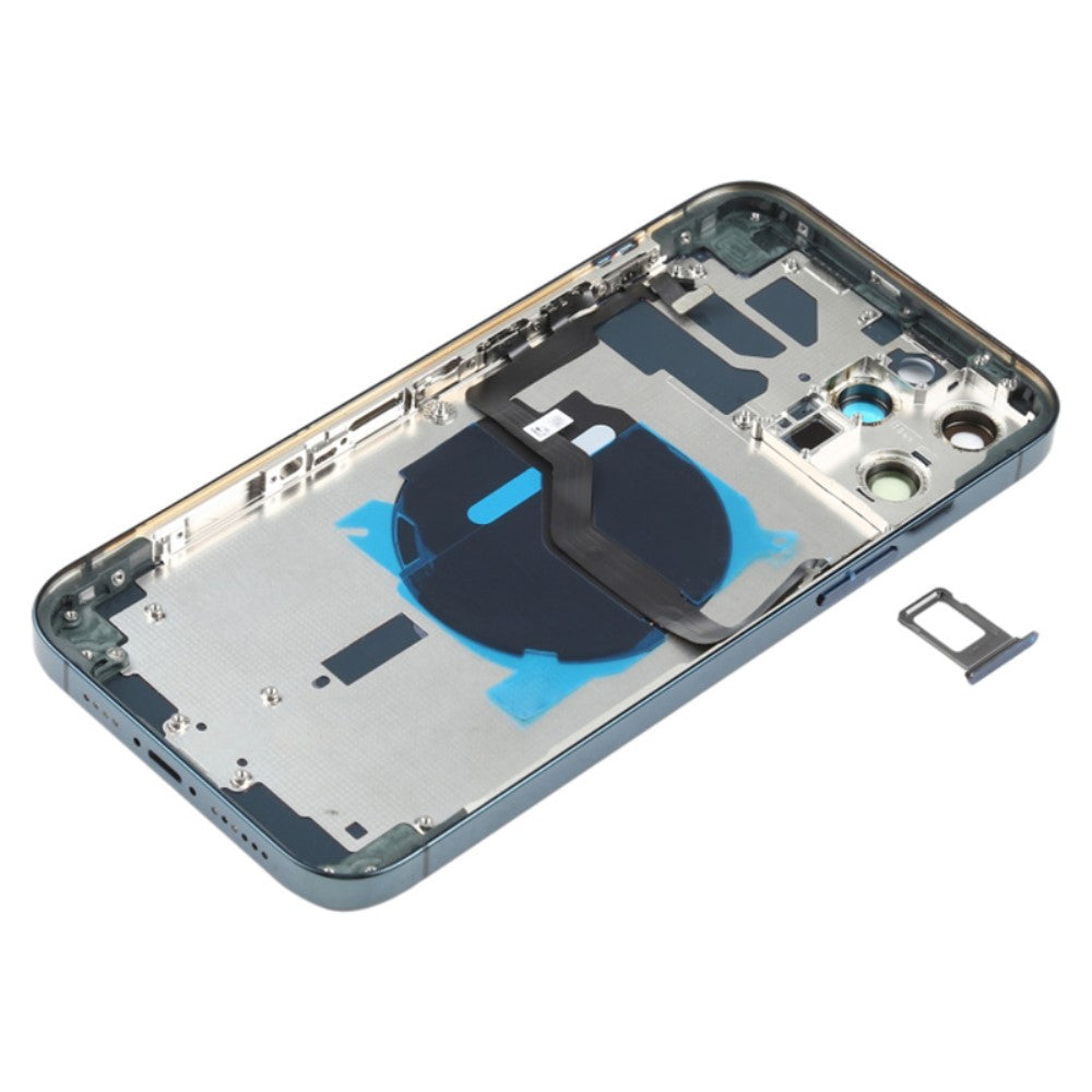 Chassis Cover Battery Cover + Parts Apple iPhone 12 Pro Max Blue