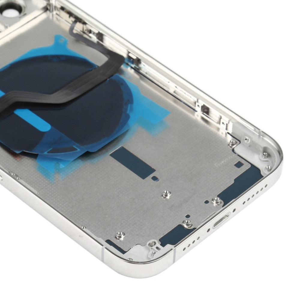 Carcasa Chasis Tapa Bateria + Piezas Apple iPhone 12 Pro Max Plateado