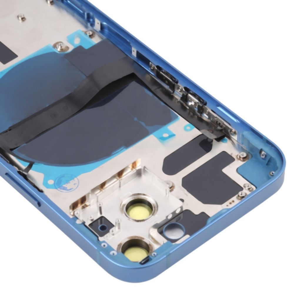 Carcasa Chasis Tapa Bateria + Piezas Apple iPhone 13 Azul