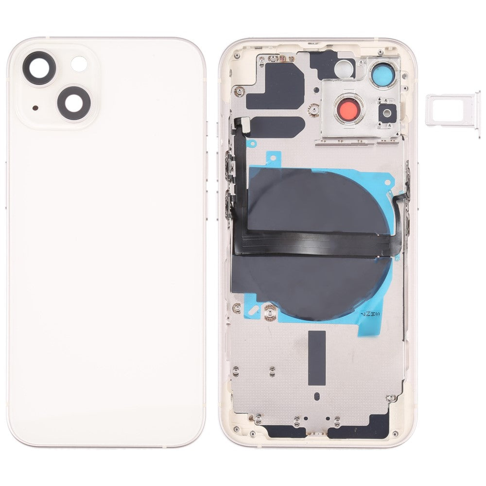 Chassis Cover Battery Cover + Parts Apple iPhone 13 White
