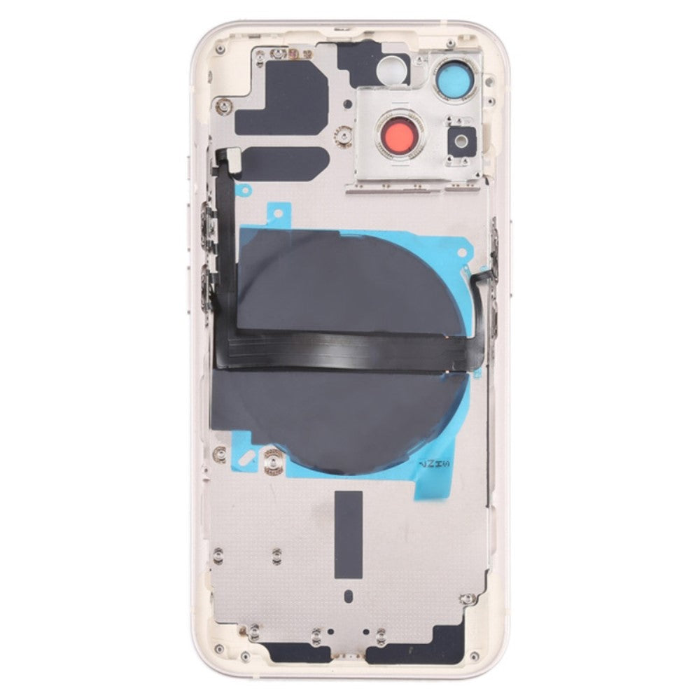 Carcasa Chasis Tapa Bateria + Piezas Apple iPhone 13 Blanco