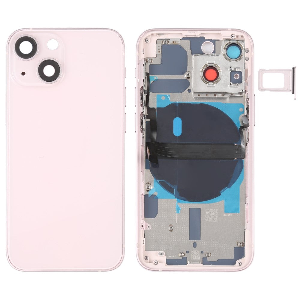 Châssis Cover Battery Cover + Pièces Apple iPhone 13 Mini Rose