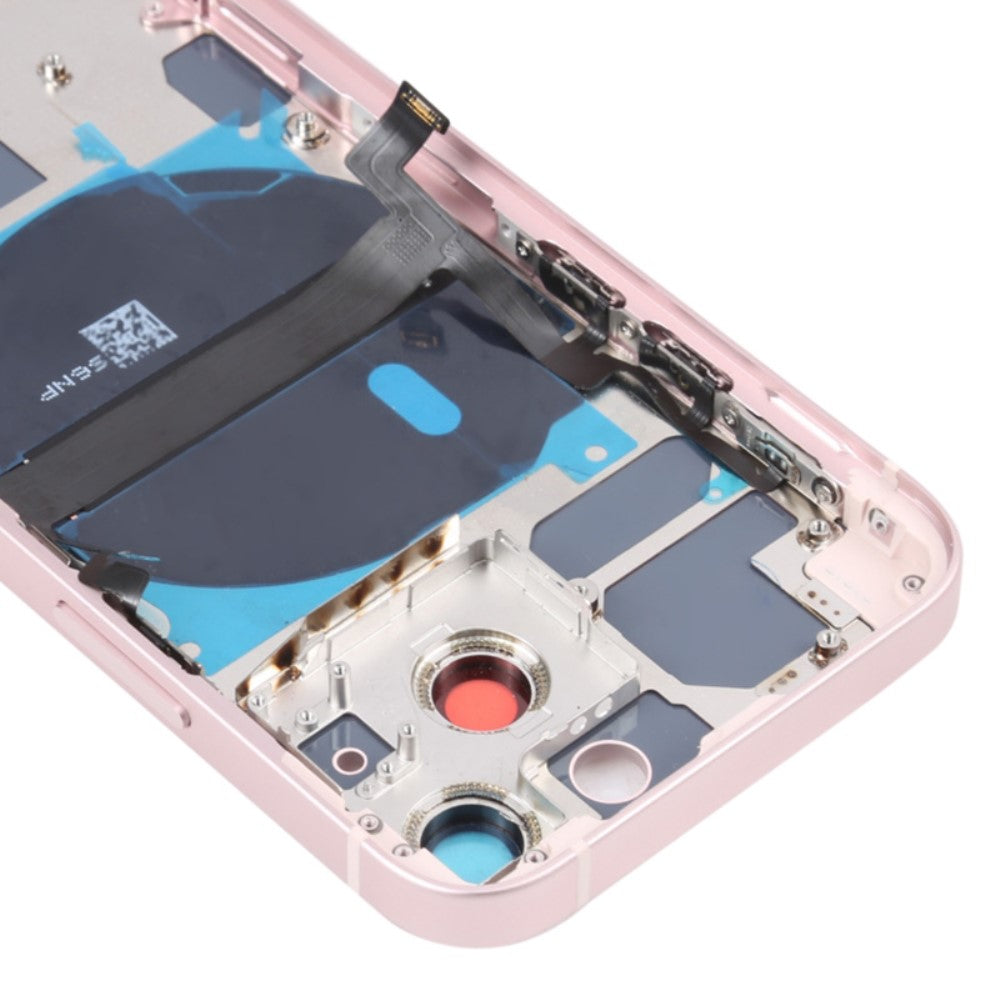 Carcasa Chasis Tapa Bateria + Piezas Apple iPhone 13 Mini Rosa