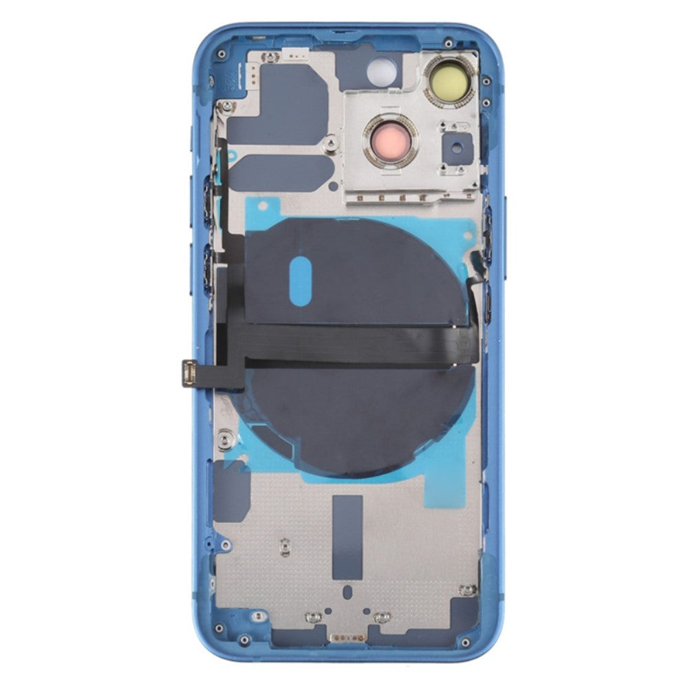 Carcasa Chasis Tapa Bateria + Piezas Apple iPhone 13 Mini Azul