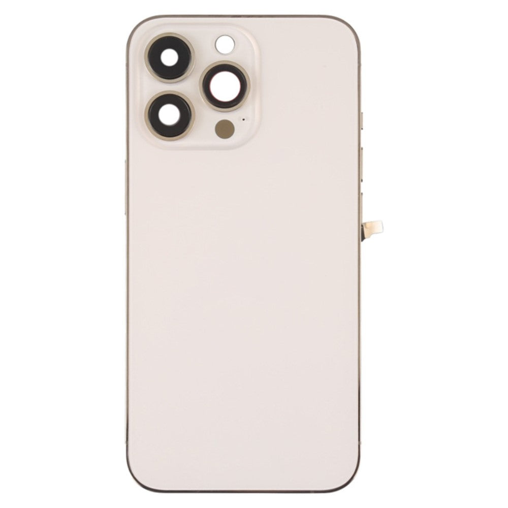 Carcasa Chasis Tapa Bateria + Piezas Apple iPhone 13 Pro Dorado