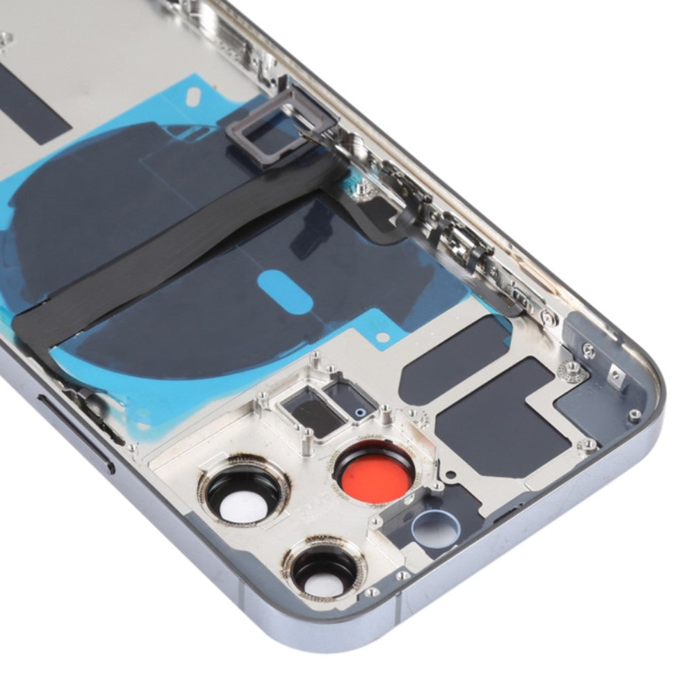 Carcasa Chasis Tapa Bateria + Piezas Apple iPhone 13 Pro Azul
