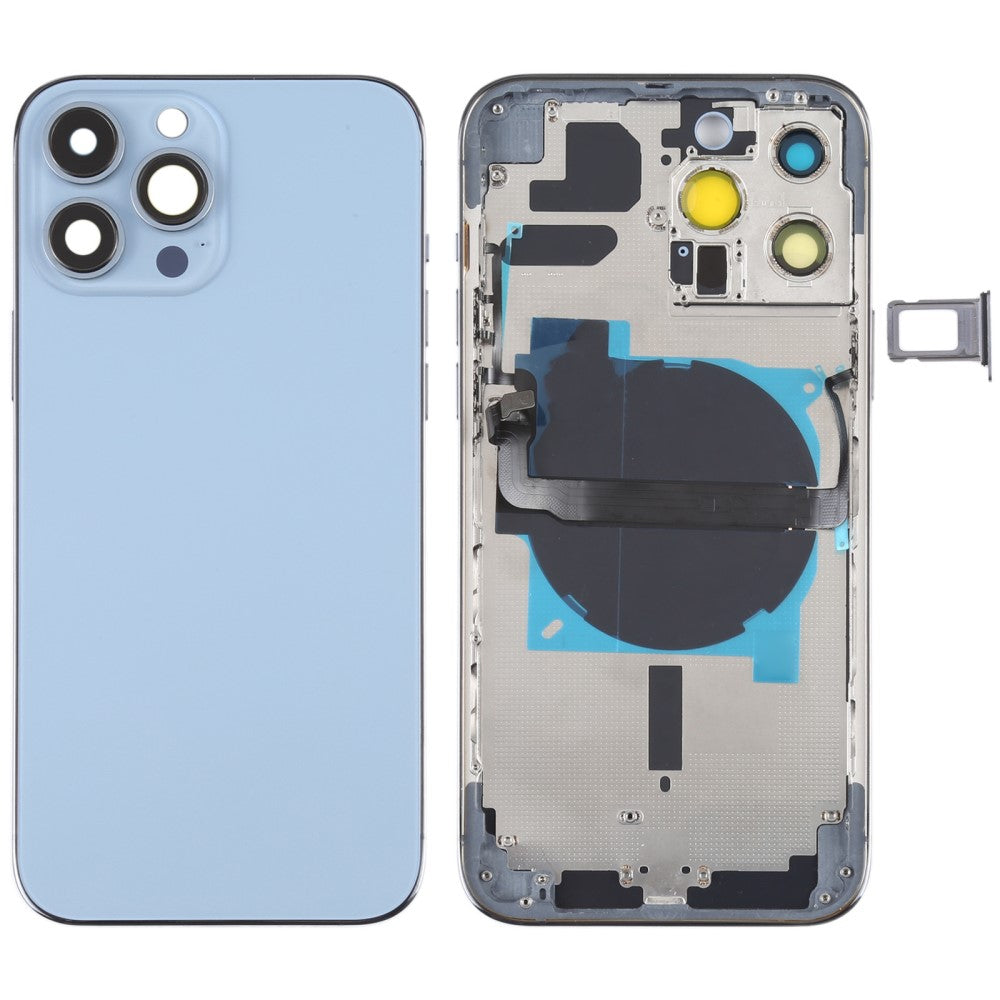 Chassis Cover Battery Cover + Parts Apple iPhone 13 Pro Max Blue