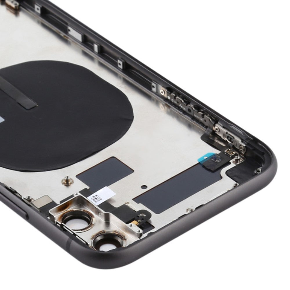 Carcasa Chasis Tapa Bateria + Piezas Apple iPhone 11 Negro