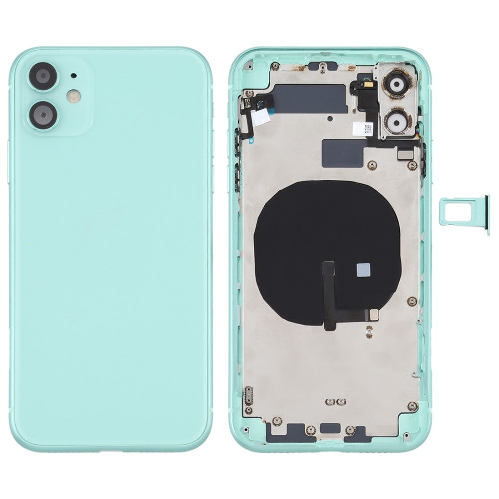 Châssis Cover Battery Cover + Pièces Apple iPhone 11 Vert