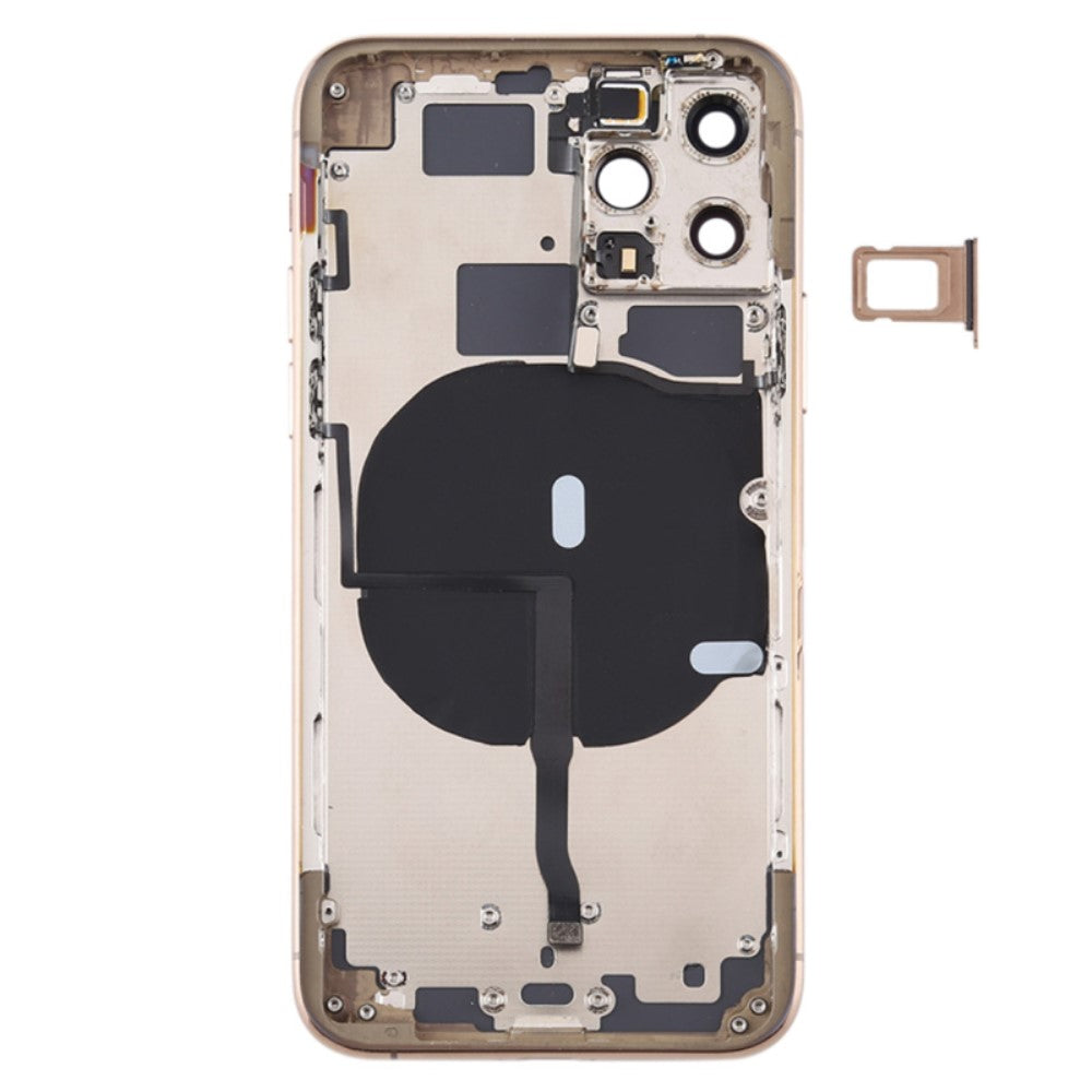 Chassis Cover Battery Cover + Parts Apple iPhone 11 Pro Gold