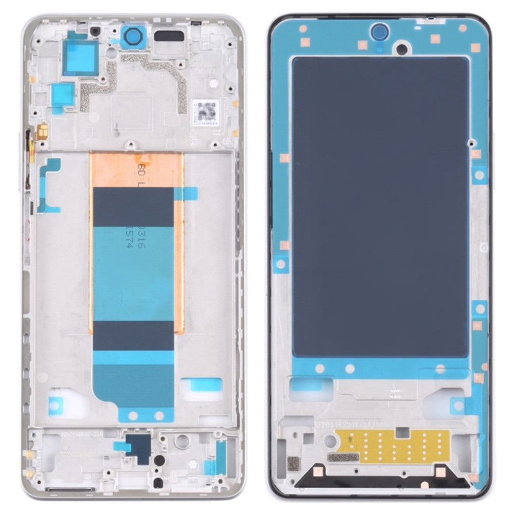 Gehäuse LCD-Zwischenrahmen Xiaomi Redmi K40S 5G / Poco F4 5G Silber