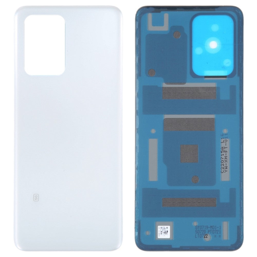 Tapa Bateria Back Cover Xiaomi Redmi Note 11T Pro 5G / 11T Pro+ 5G / Poco X4 GT 5G Blanco