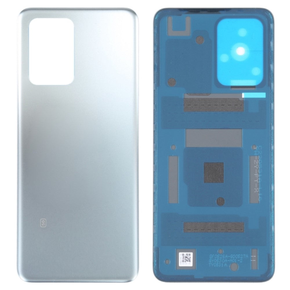 Tapa Bateria Back Cover Xiaomi Redmi Note 11T Pro 5G / 11T Pro+ 5G / Poco X4 GT 5G Plata