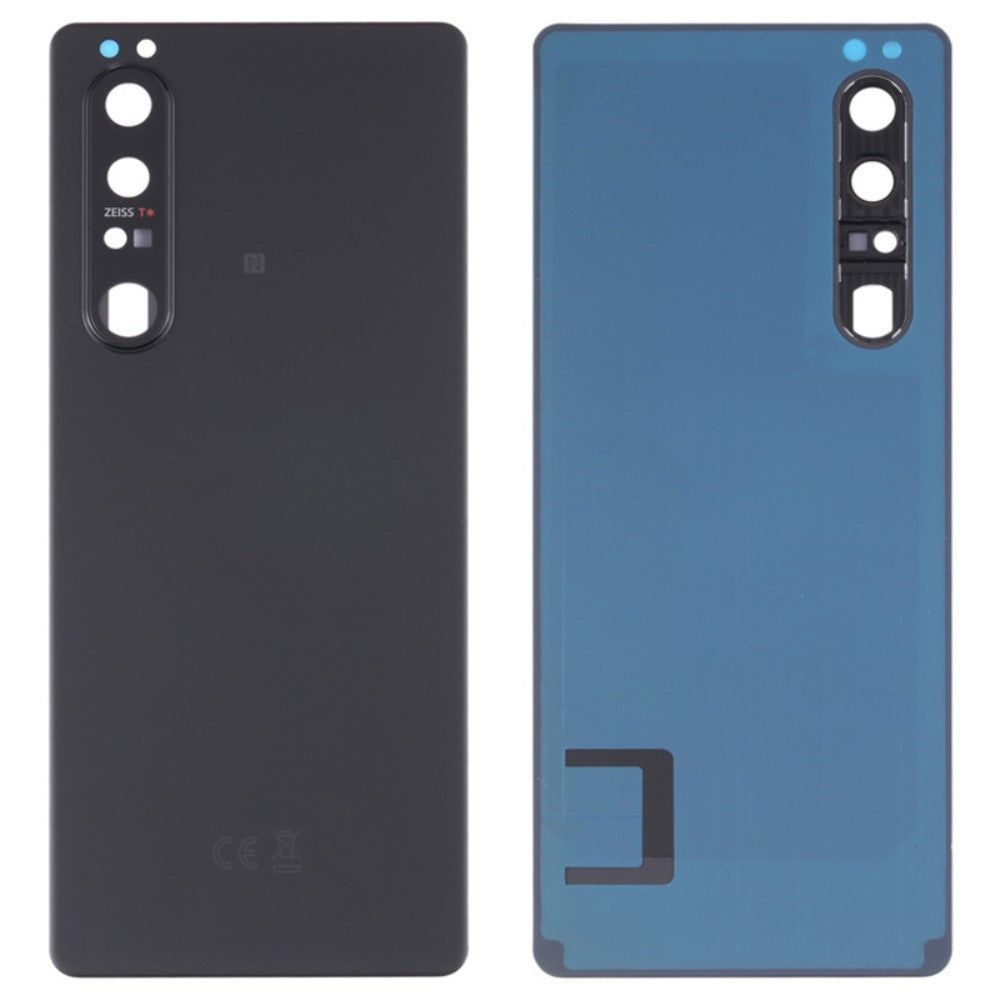Battery Cover Back Cover + Rear Camera Lens Sony Xperia 1 III 5G Black