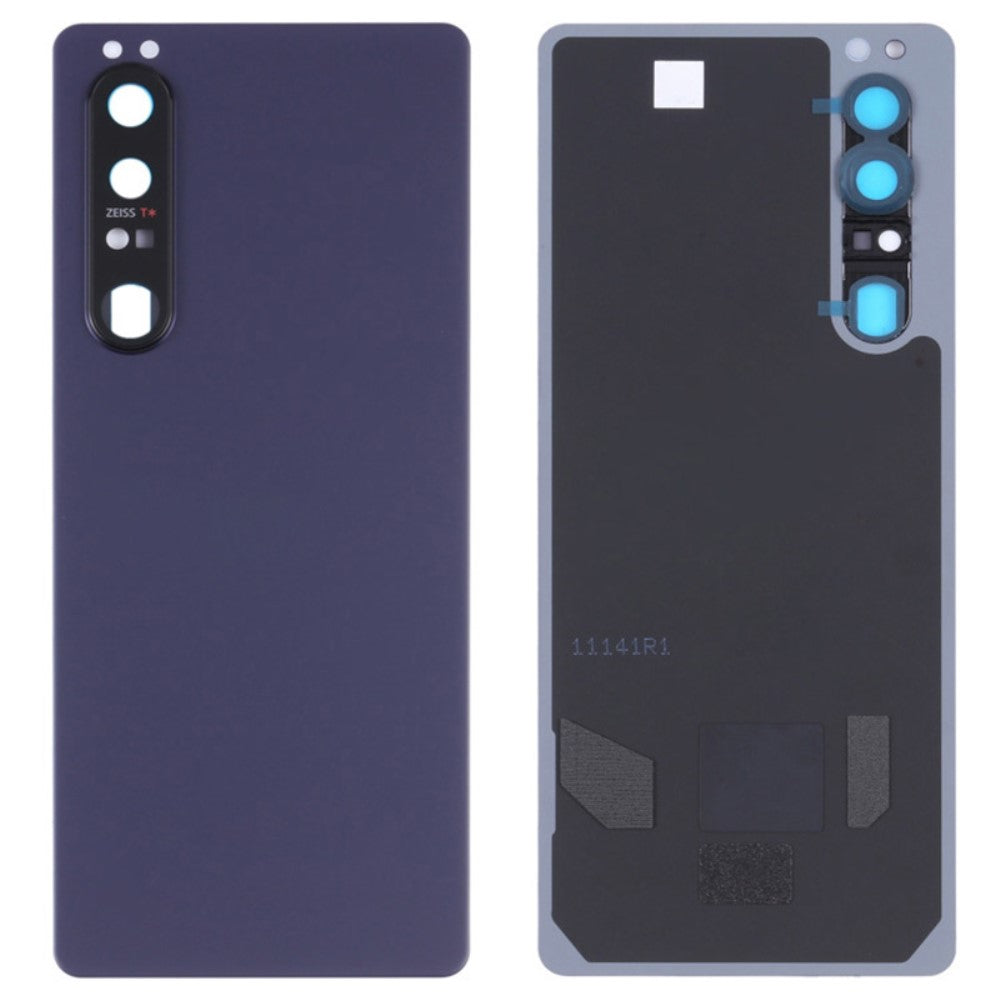 Battery Cover Back Cover + Rear Camera Lens Sony Xperia 1 III 5G Purple
