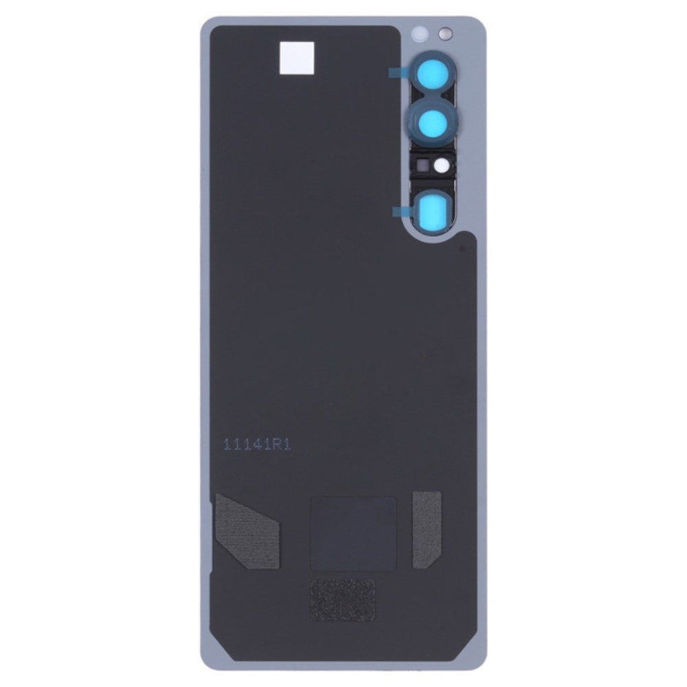 Cache Batterie Cache Arrière + Objectif Caméra Arrière Sony Xperia 1 III 5G Gris