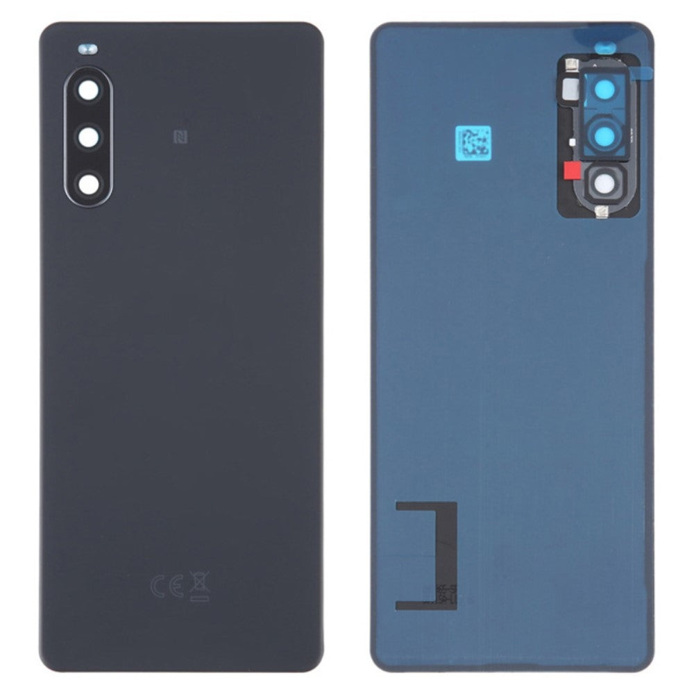 Battery Cover Back Cover + Rear Camera Lens Sony Xperia 10 IV 5G Black