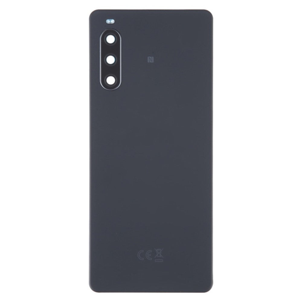 Cache Batterie Cache Arrière + Objectif Caméra Arrière Sony Xperia 10 IV 5G Noir