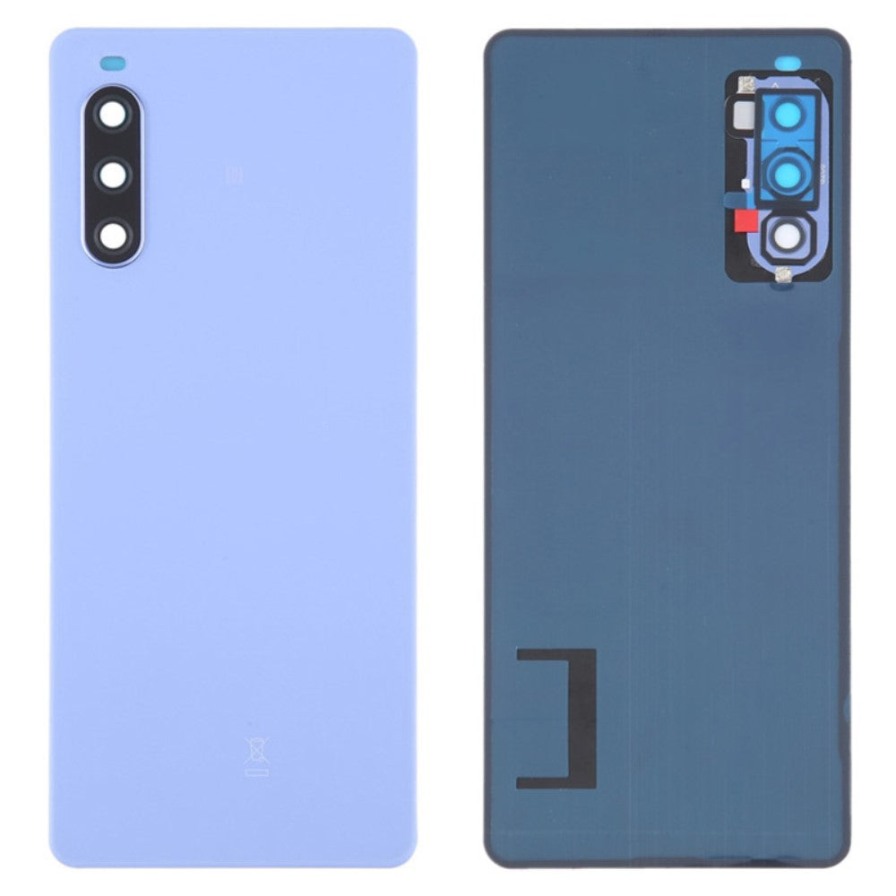 Battery Cover Back Cover + Rear Camera Lens Sony Xperia 10 IV 5G Purple