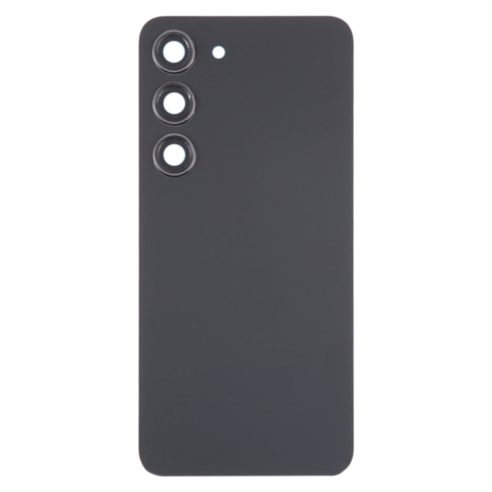 Tapa Bateria Back Cover + Lente Camara Trasera Samsung Galaxy S23 S911 Negro
